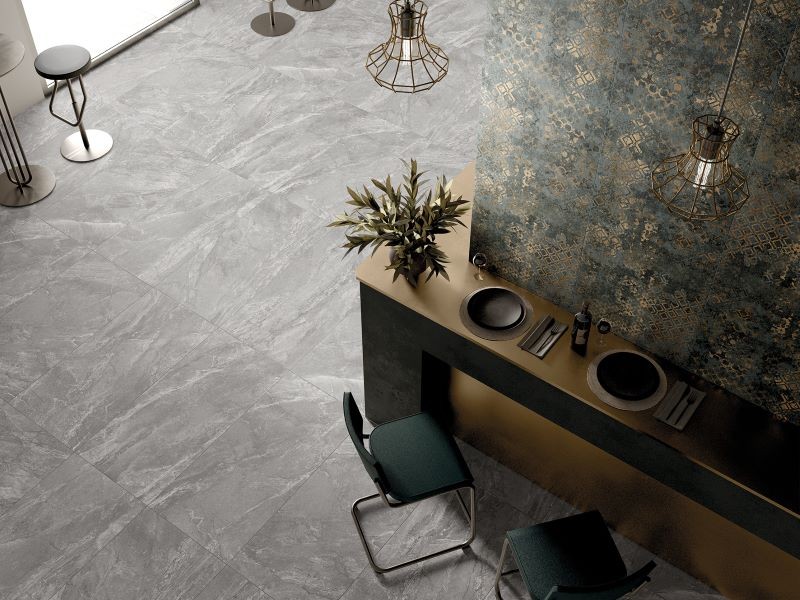 Moonstone Grey 60x120 Rectangular Matt Porcelain Wall & Floor Tile